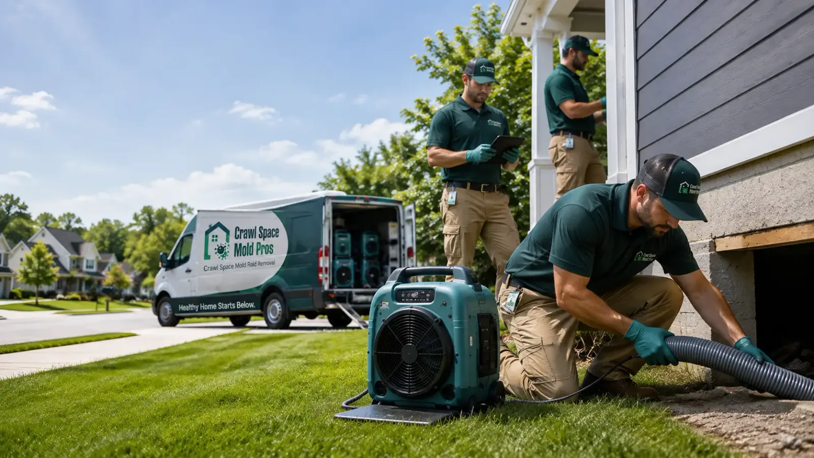 Crawl Space Mold Removal in Wakefield, MA